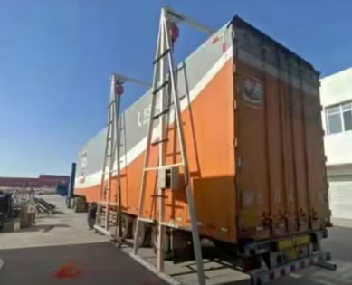 快遞物流車用微型環(huán)鏈電動葫蘆裝貨